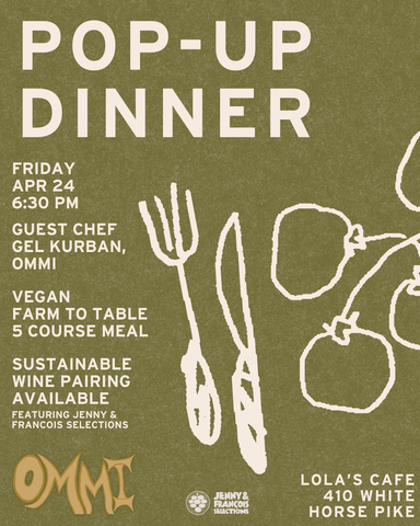 Ommi Vegan Pop Up Dinner at Lola's Cafe