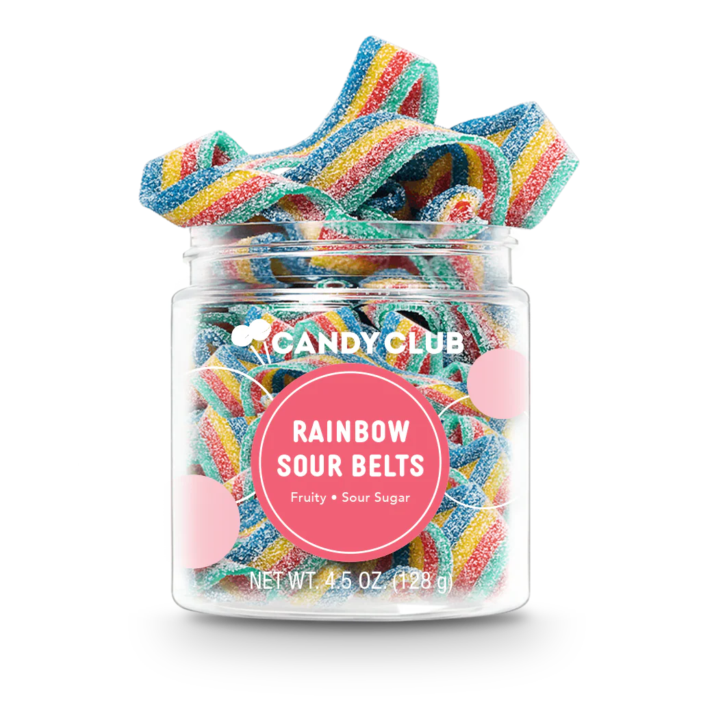 Candy Club: Rainbow Sour Belts