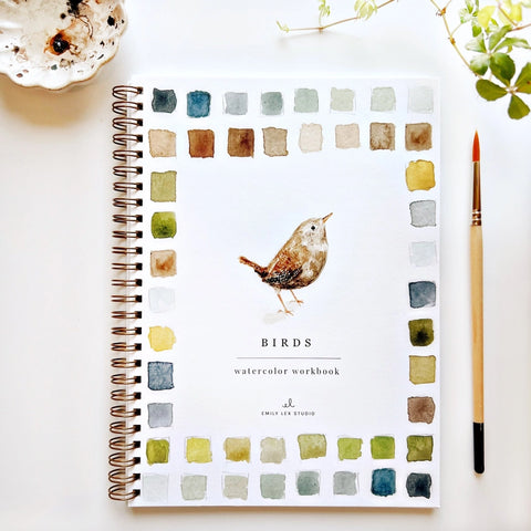 EMILY LEX BIRDS WATERCOLOR WORKBOOK