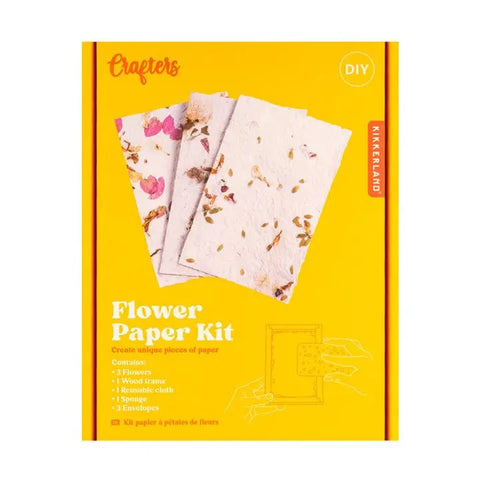 KIKKERLAND FLOWER PAPER KIT