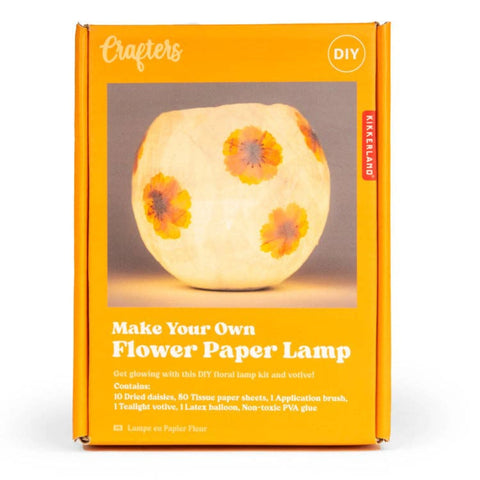 KIKKERLAND CRAFTERS FLOWER PAPER LAMP