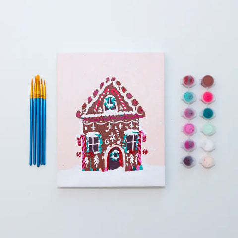 Paint Anywhere Kit Gingerbread Home