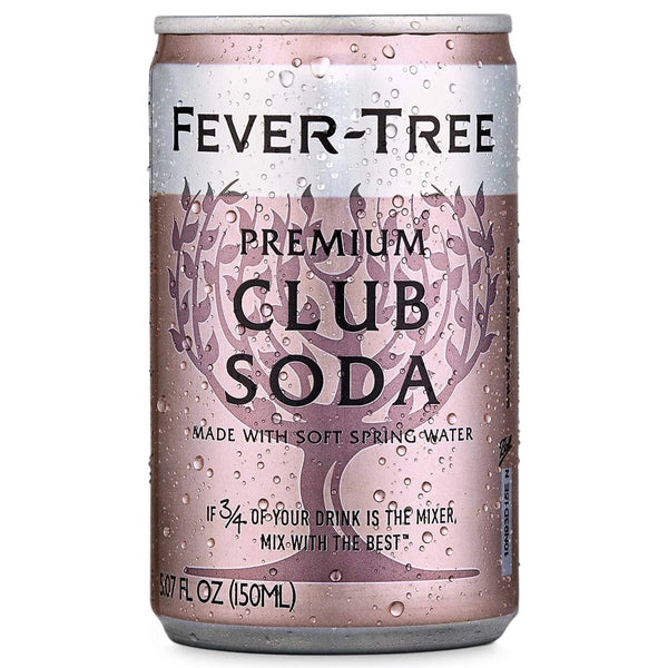 Fever Tree Club Soda 8PK Cans White Horse Wine and Spirits