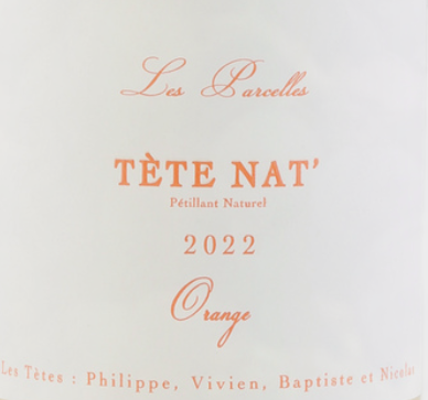 Les Tetes Les Parcelles Tete Nat Orange Pet Nat Blanc