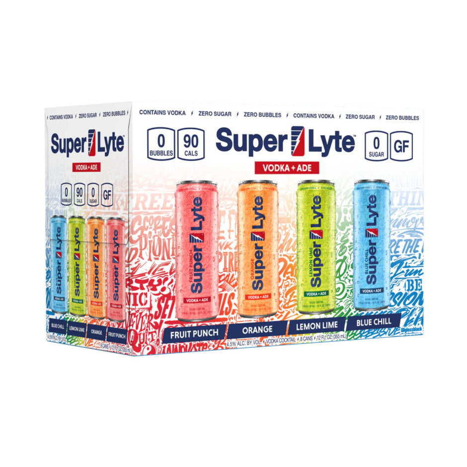 Super Lyte Vodka + Ade 8pk Variety Can