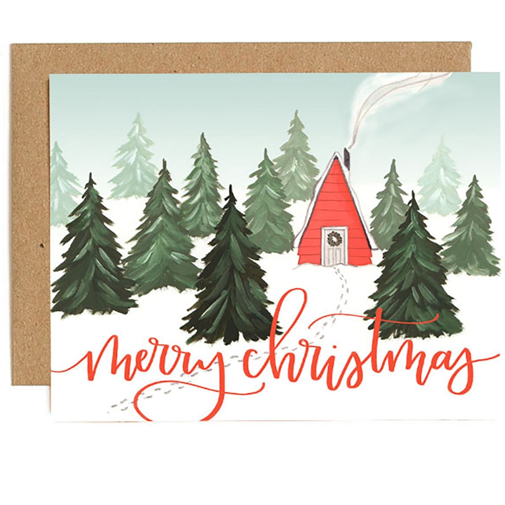1Canoe2: Christmas Cabin Holiday Card
