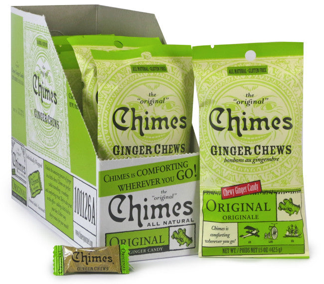 Chimes Ginger Chews Original Pouch