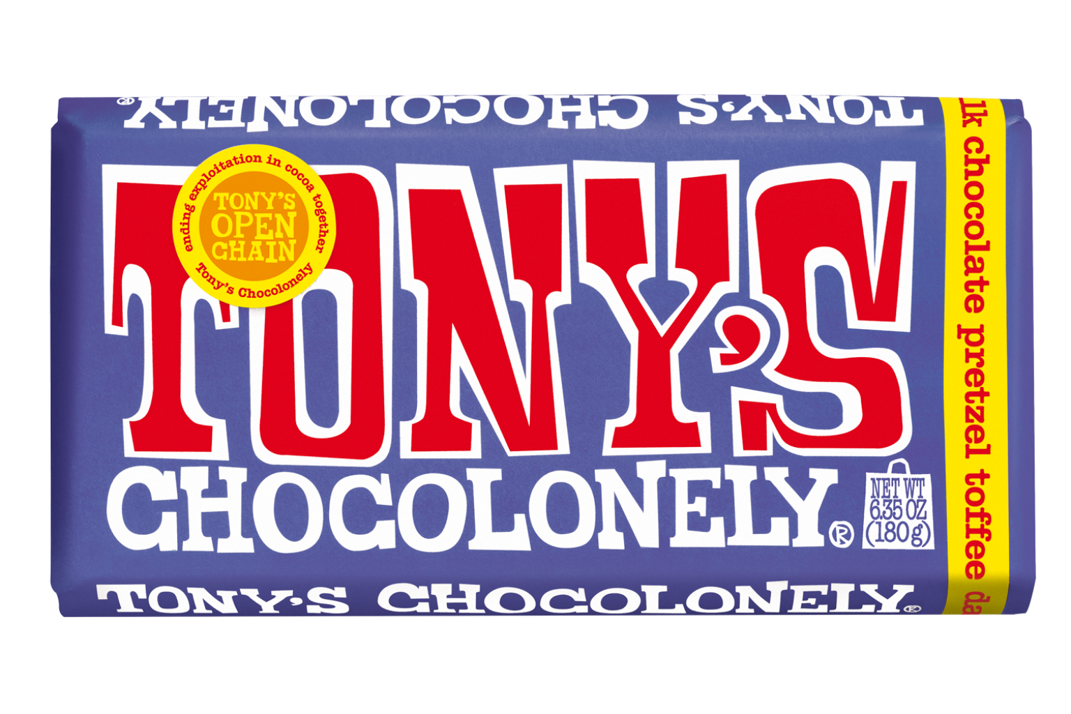 Tony's Chocolonely Dark Milk Pretzel Toffee