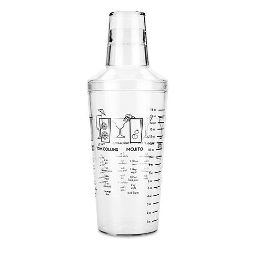 Plastic Recipe Cocktail Shaker – White Horse Wine and Spirits