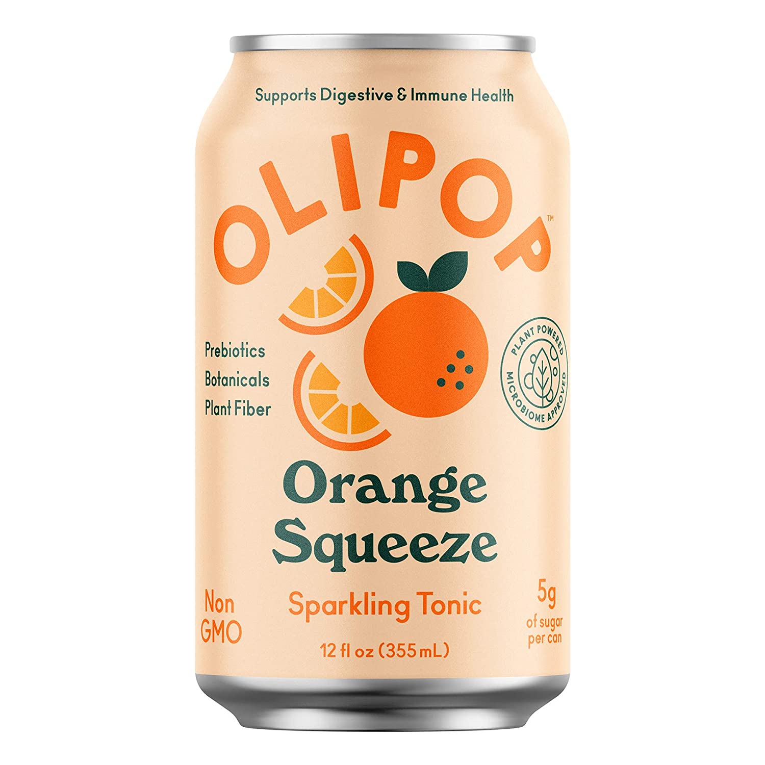 Olipop Sparkling Tonic Orange Squeeze