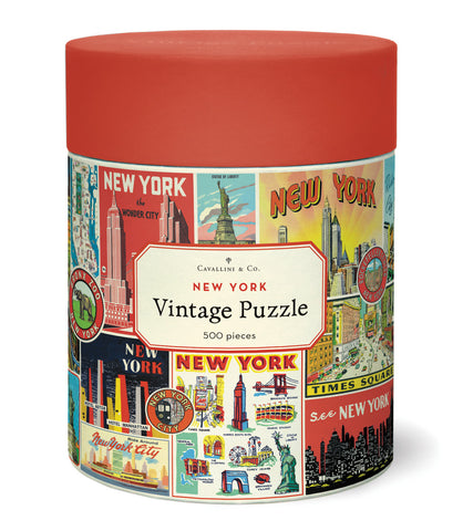 Cavallini & Co. NYC Collage 500pc Puzzle