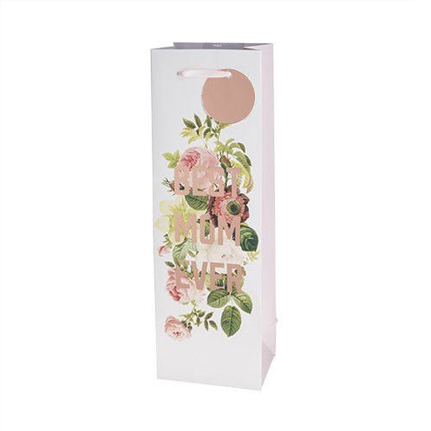 Best Mom Ever Single-Bottle Wine Bag by Cakewalk
