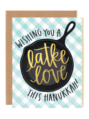 1Canoe2: Latke Love Hanukkah Card