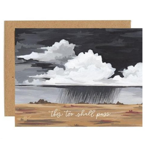1Canoe2: This Too Shall Pass Storm Sympathy Card