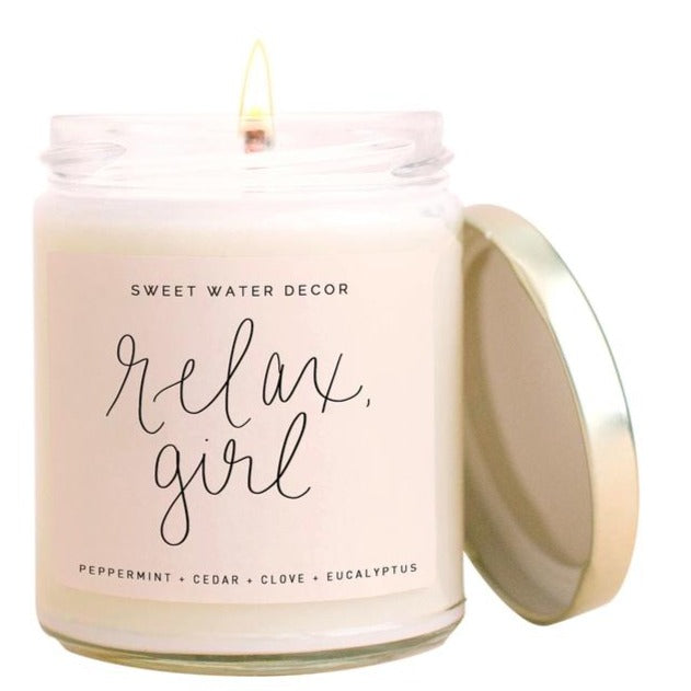 Sweet Water Decor: Relax Girl Candle