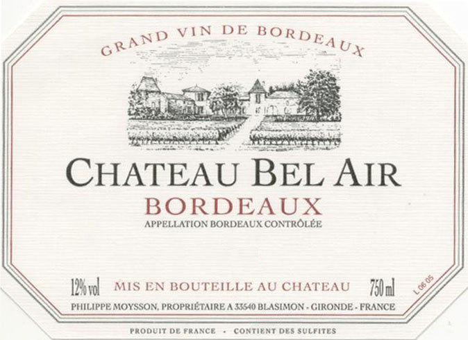 Chateau Bel Air Bordeaux