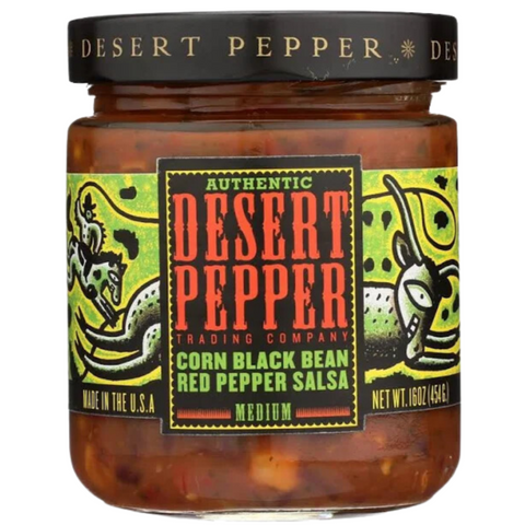 Desert Pepper Corn Black Bean Salsa