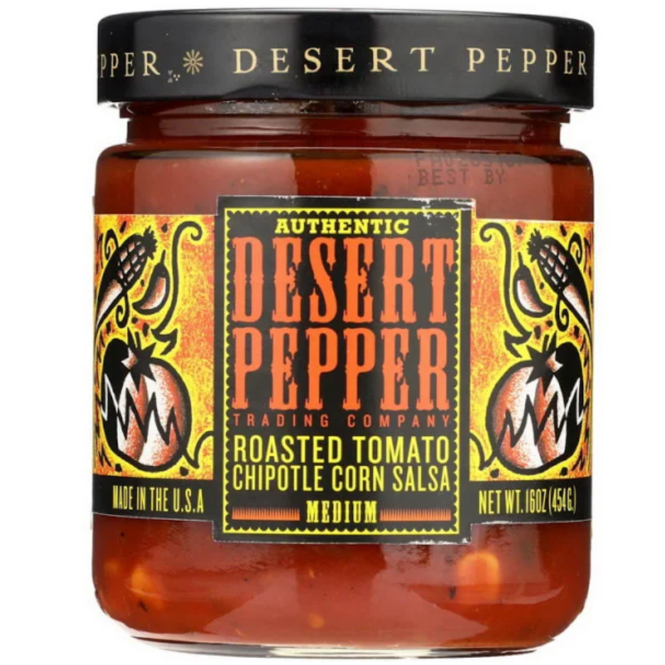 Desert Pepper Roasted Tomato Chipotle Corn Salsa