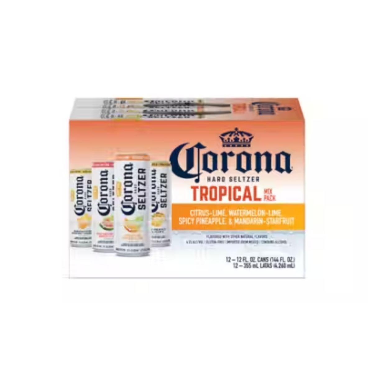 Corona Hard Seltzer Tropical - 12pk Variety Cans