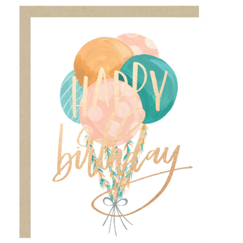 2021 Co. Birthday Balloons Card