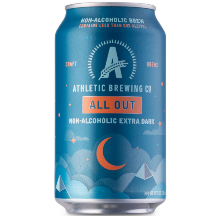 ATHLETIC BREWING ALL OUT STOUT Non Alcoholic Stout 6pk