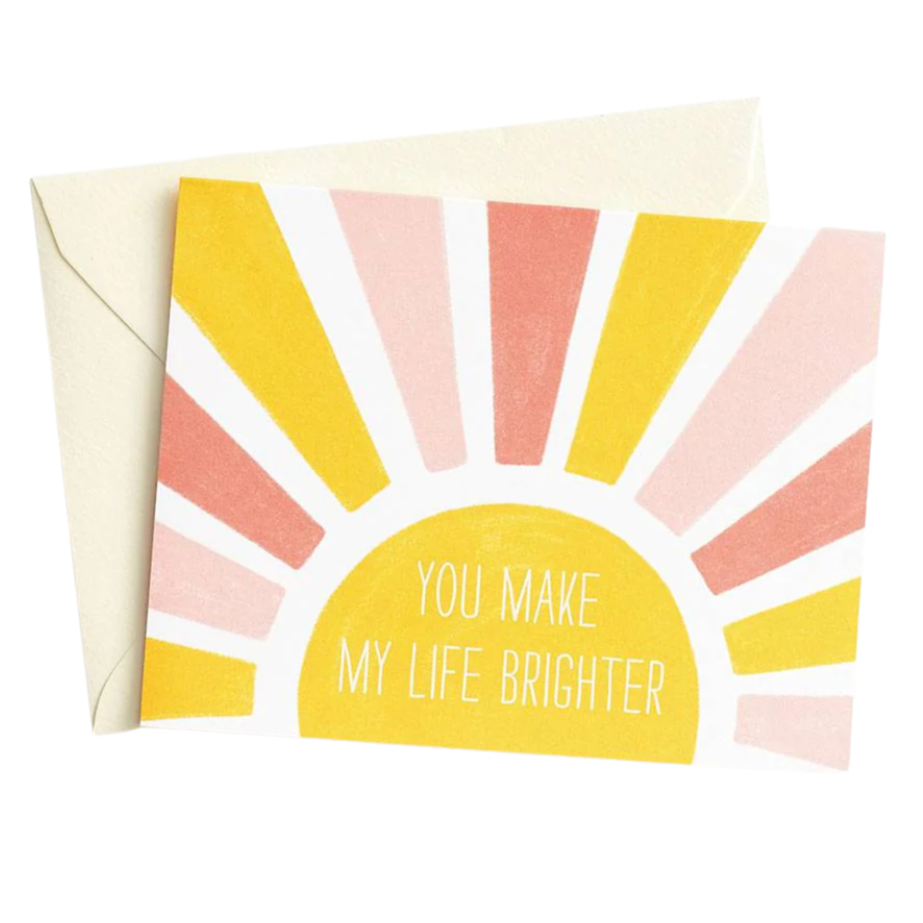 Waste Not Paper: Make Life Brighter Card