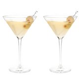 Stemmed Martini Glasses [2-pack]