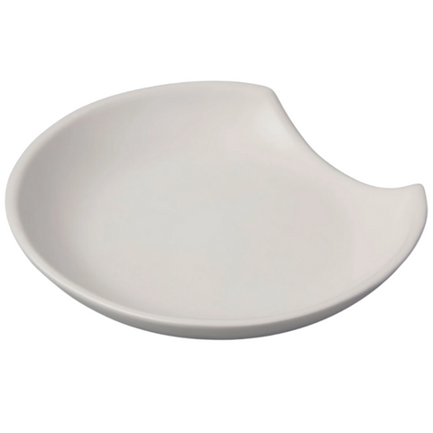 Stoneware Spoon Rest - White