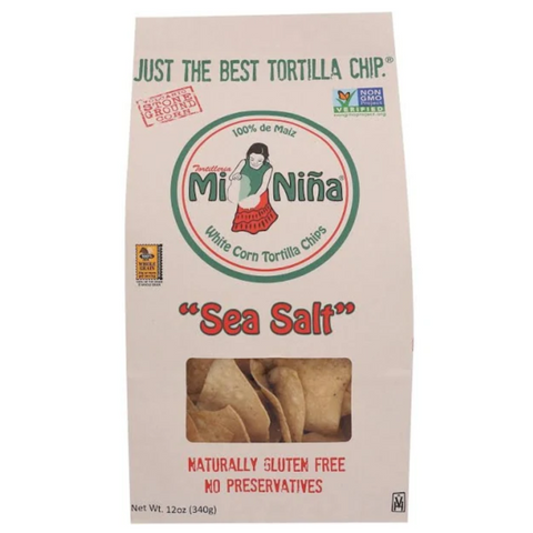 Mi Niña Corn Tortilla Chip - Sea Salt