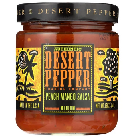 Desert Pepper Peach Mango Salsa