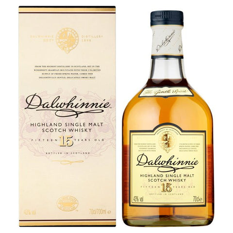 Dalwhinnie 15Yr Single Malt scotch Whiskey