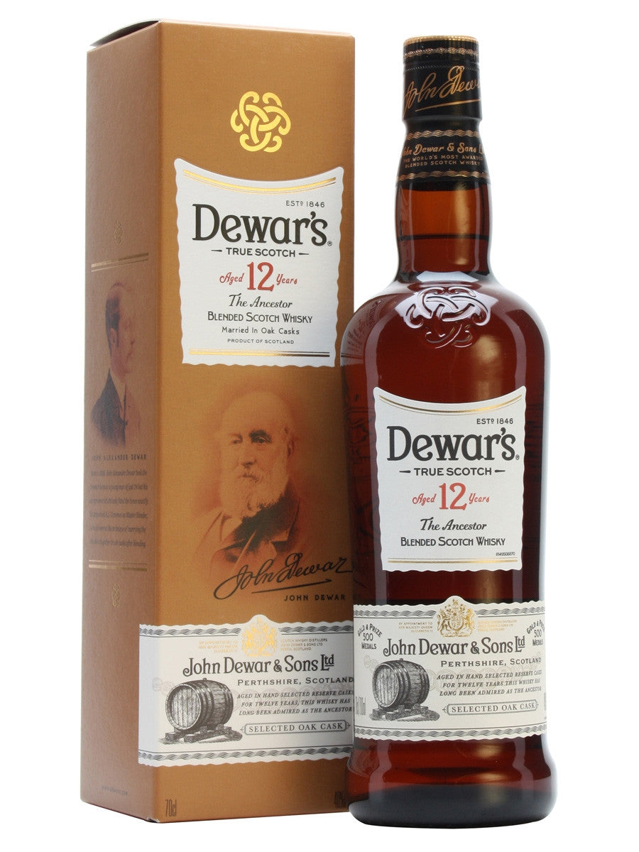 Dewars 12yr Scotch Whiskey