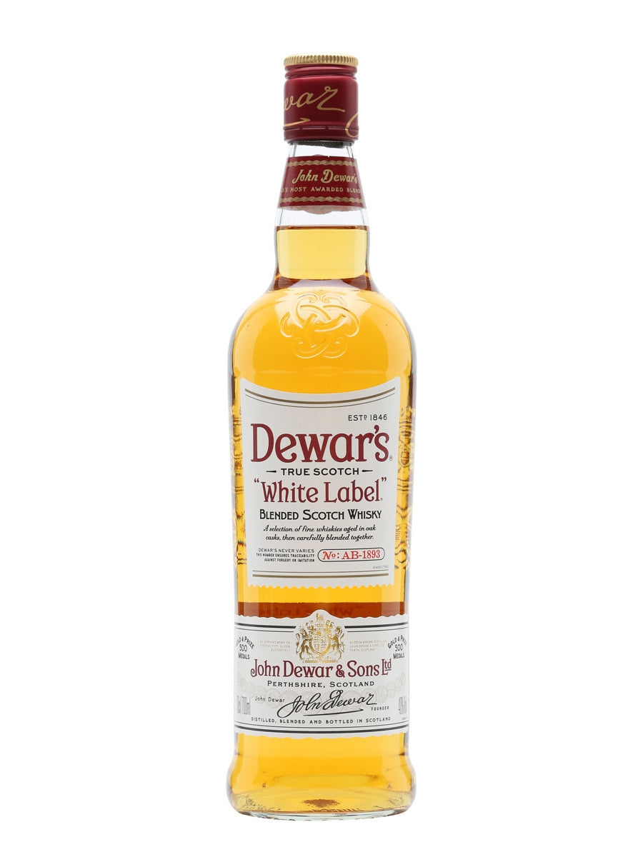 Dewars White Label Scotch Whiskey 750mL