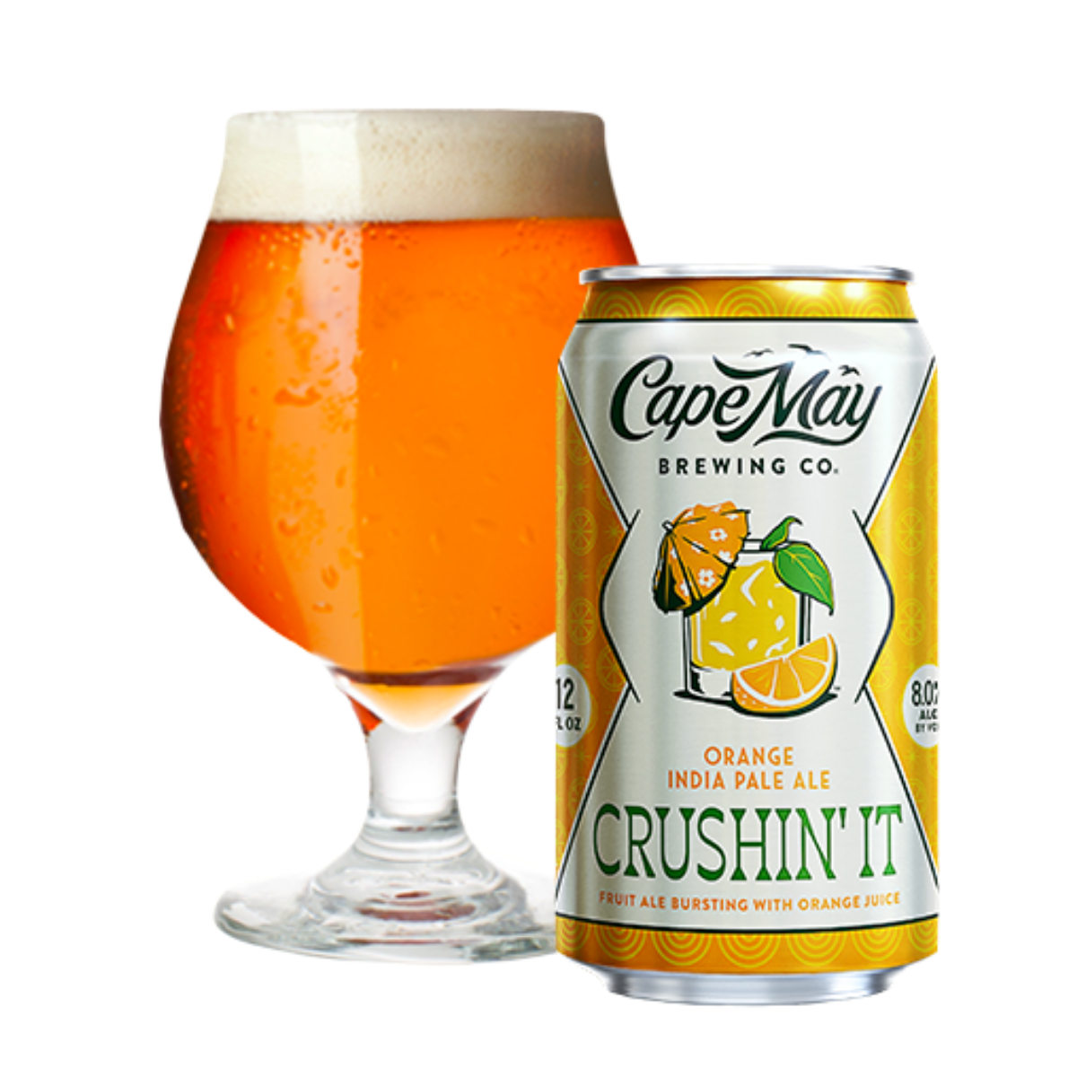 Cape May Brewing Crushin’ It Orange IPA 6PK Cans