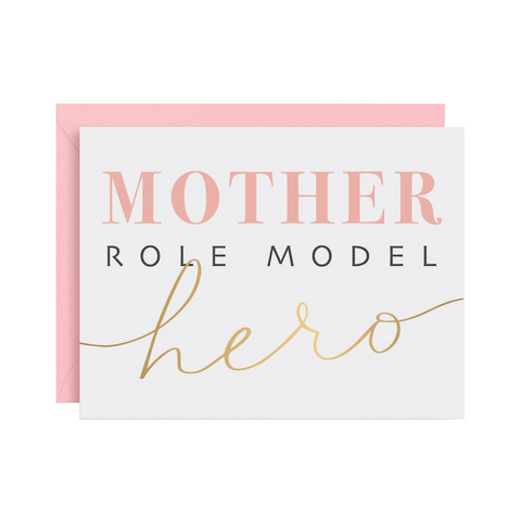 Waste Not Paper: Role Model & Hero Card