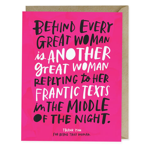 Emily McDowell: Every Great Woman Greeting Card
