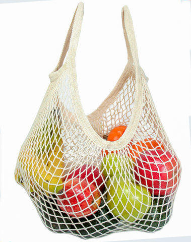 Eco Bags: Short Handle - Natural Color