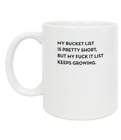 "Bucket List" Mug