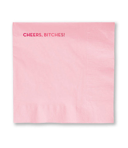 Sapling Press, "Cheers Bitches" Cocktail Napkin