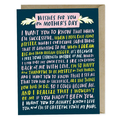 Emily McDowell: Wishes For  Your Mother's Day Card