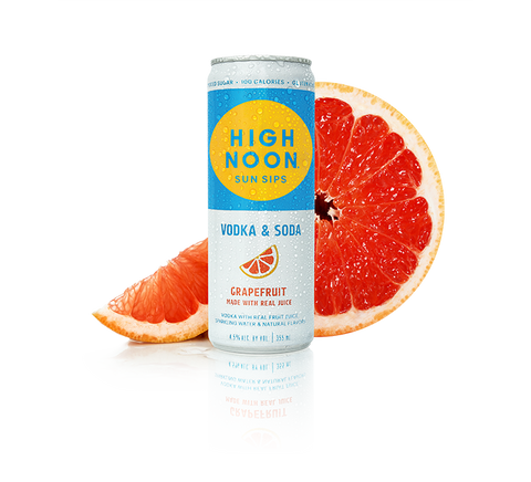 High Noon Vodka & Soda Grapefruit - 4pk cans