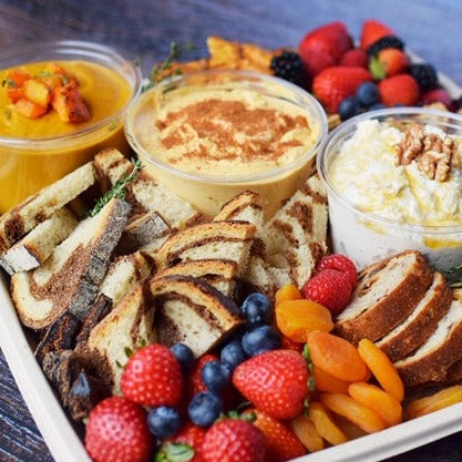 House Made Dip Trio Platter - Holiday Catering