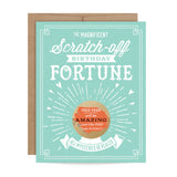 Inklings Paperie: Mint Birthday Fortune Scratch Off Card