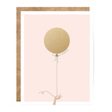 Inklings Paperie: Pink & Gold Balloon Scratch Off Birthday Card
