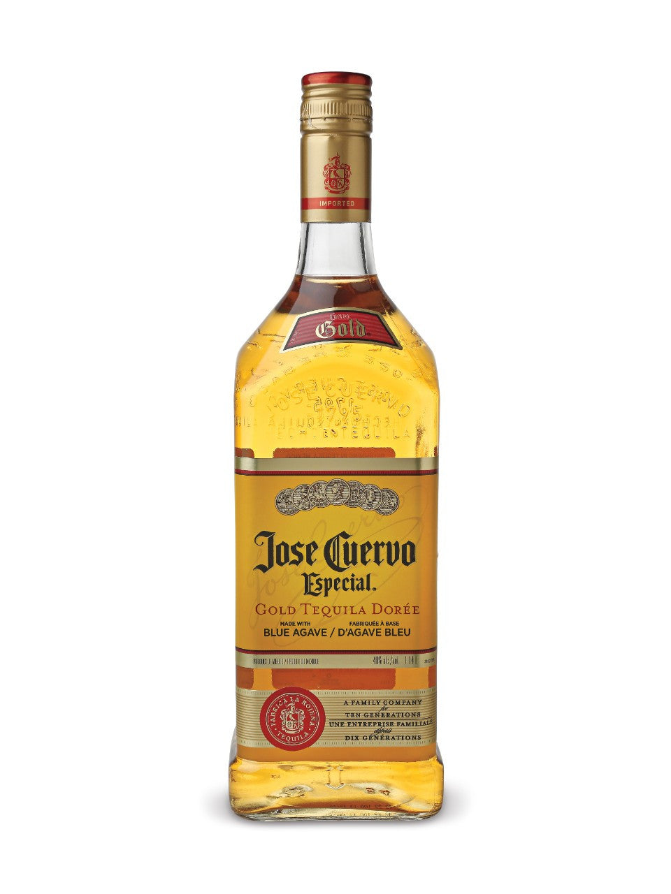 Jose Cuervo Tequila Gold 750mL