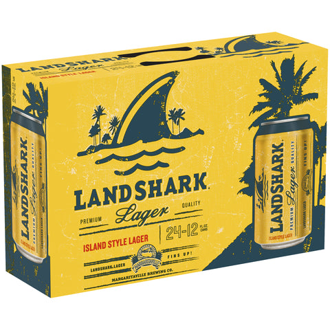 Landshark Island Style Lager Beer 24pk - 12oz Cans