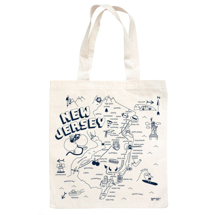 Maptote NJ Grocery Tote