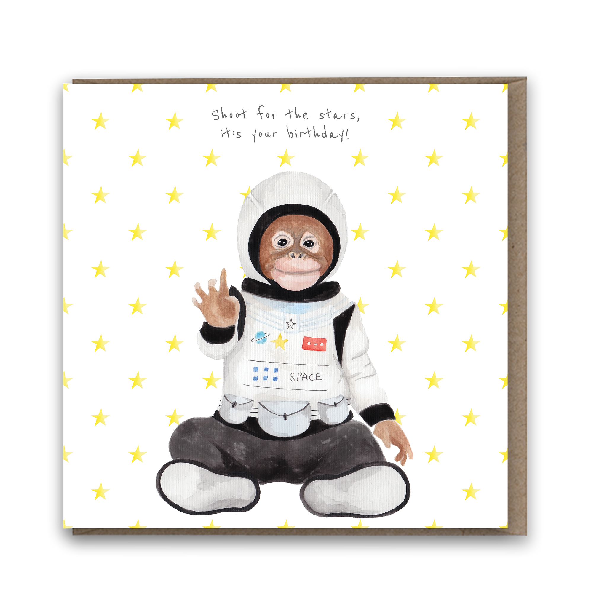 Lil Wabbit: Oliver the Astronaut Card
