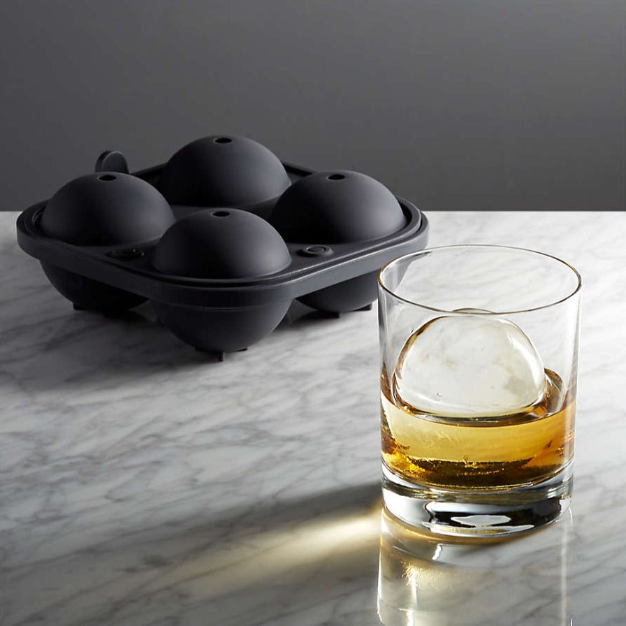 Sphere Ice Tray - Charcoal – White Horse Wine and Spirits