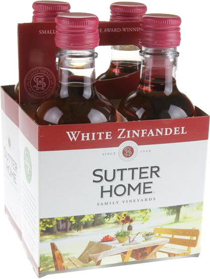 Sutter Home White Zinfandel 4 Pk